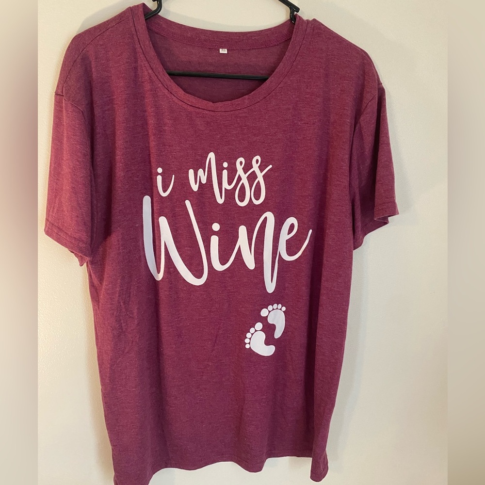 3 pc never worn XL maternity tshirts vinyl print